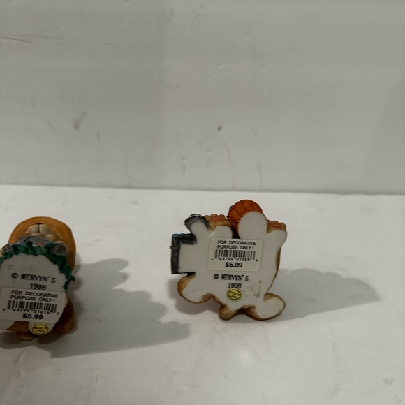 Vintage Mervyns 1998 Bunny Family Figurines Lot of 3 new Easter bunnies - Picture 7 of 11